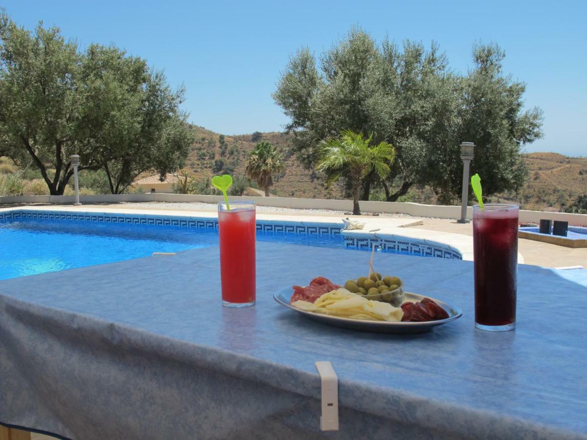 Villa Camakini With Heated Pool And Sea View Arenas (Malaga) Exterior foto